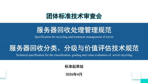 信息技术咨询服务标准化迎来重要里程碑 两项团体标准技术审查会议在京召开，聚焦服务器回收处理与智能管理